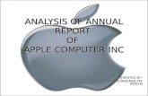 Trend Analysis Of Balance Sheet Of Apple Company