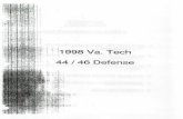 1998 Virginia Tech Defense - Bud Foster