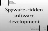 Spyware-ridden software development
