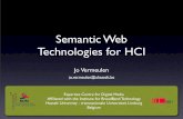 Semantic Web Technologies for HCI