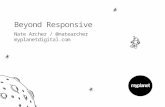Nate Archer - Beyond Responsive IXD13