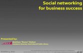 Social networking for business success
