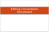 Editing Conventions Storyboard
