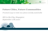 Future Cities, Future Communities