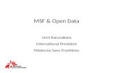 Karunkara-Keynote-msf and open data-nfdp2013