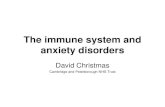 The immune system and anxiety disorders
