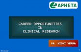 Clinical Research career