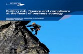 Putting risk, finance and compliance at the heart of business strategy