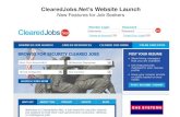 ClearedJobs.Net New Website Features - Job Seekers