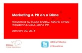 Marketing and PR on a Dime