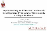 Implementing An Effective Leadership Development Program For Community College Students