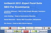 Expert Panel Session - SEO for Ecommerce - ionSearch 2012