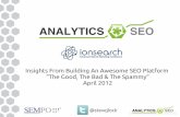 Steve Lock - Analytics SEO - ionSearch 2012