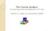 The course syllabus