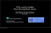 Grantmakers & Social Media: One Foundation's Story