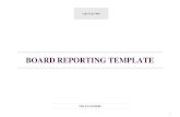 Board reporting template