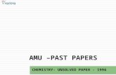 AMU - Chemistry  - 1996