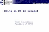Being an ot in europe