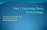 Learning & using new technology