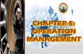 Chapter 5   operation management