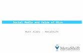 Social Media and Value of Hire