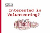 What qualities do you need to create your own student-led volunteering project?