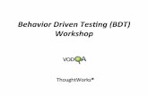 BDT workshop - Anand Bagmar