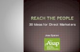 2014 Business of Farming Conference: 30 Direct Marketing Ideas