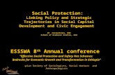 Social protection   linking policy and strategic trajectories social capital development and civic fulfilment