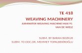 AXMINSTER WEAVING MACHINE MAX 91 ,VAN DE WIELE