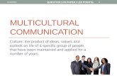 N5 Communication: Multicultural Communication