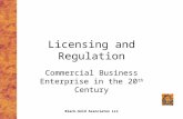 Licensing And Regulation