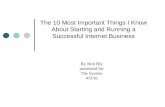 Successful internet business system 2010