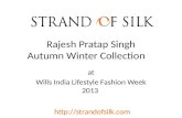Rajesh Pratap Singh Autumn Winter Collection at Wills India Lifestyle Fashion Week 2013