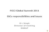 GSS Session III Mr. R L Singh -- Structuring Sector Skill Council: Experience Sharing