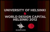 University of Helsinki WDC Helsinki 2012 Results