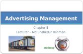 Chapter 5 - Advertising Management
