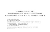 (4) Keratoses and Related Disorders of Oral Mucosa I