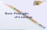Chapter 6 - Basic Principles of Learning