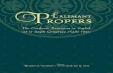 Lalemant Propers, 391 Pages, Simple English Psalm Tones