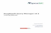 01. SpearMC PeopleSoft v9.1 Query Manager SAMPLE