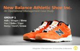 New Balance Athletic Shoe Inc Presentation