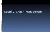 Supply Chain Management (Manajemen Operasional)