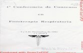 Conferencia Consenso Lyon 1994- Fisioterapia Respiratoria