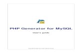 PHP Generator Manual