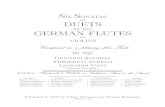 Agrell, Six Sonatas (Duets) for Two German Flutes or Violins Op. 2 (Project Runeberg, 1997)
