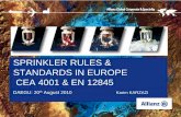 Sprinkler Rules Standards in Europe Karimkarzazi Daegu English
