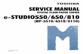 E-studio550 Service Manual