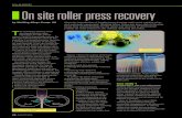 Roller Press Hardfacing Job