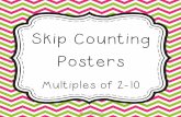 Chevron Skip Counting Posters Primary Font